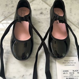 Eurotard Euphorix tap shoes little girls size 28